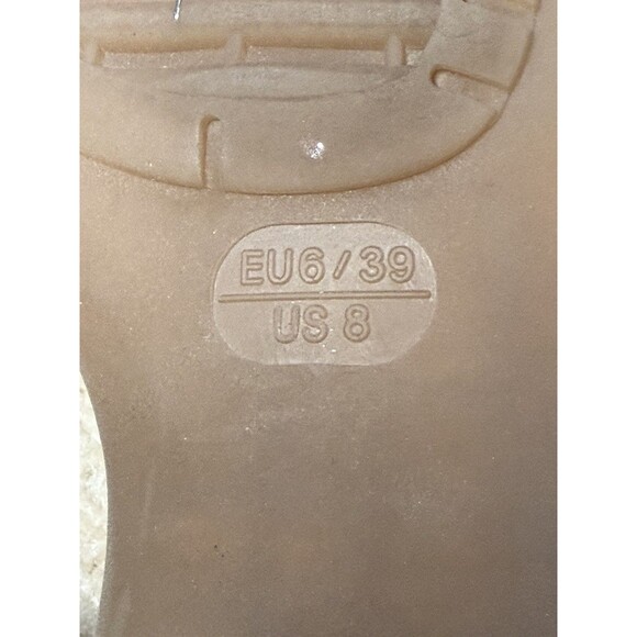 The Flexx Wedge Sandal Pewter-Colored Lizard-Embossed Leather Size 8 - Picture 7 of 8